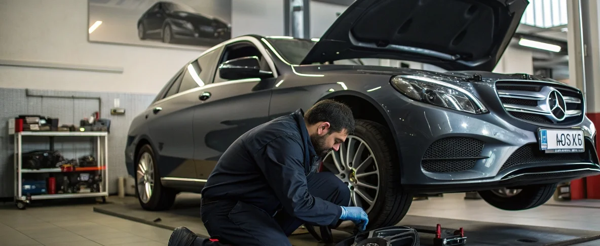 Диагностика тормозной системы Mercedes